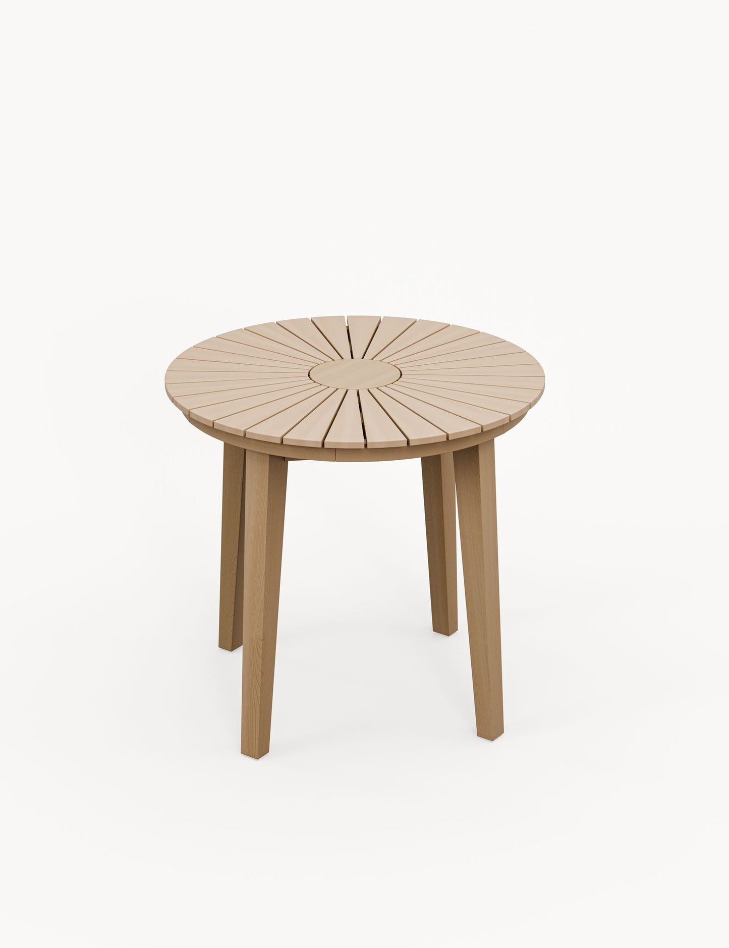 Roma 2 Seater Round Sunray Bistro Set with Eden Night Dining Chairs