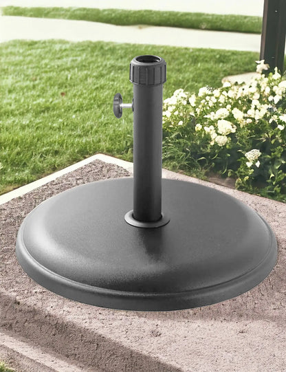 Polycrete Outdoor Parasol Base 16kg Round - Grey