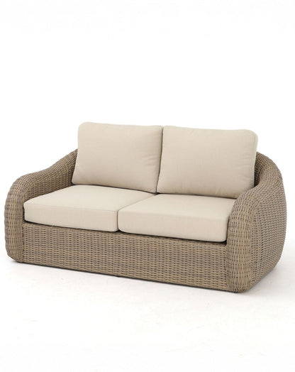 BORA 4-Seater Rattan Lounging Set with Coffee Table