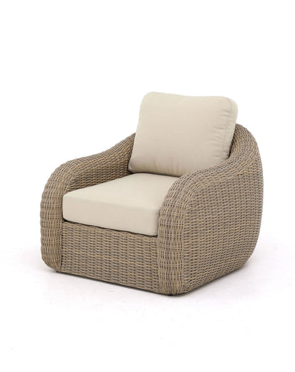 BORA 4-Seater Rattan Lounging Set with Coffee Table