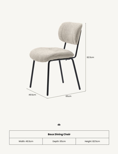 BOUX Dining Chairs – Set of Two
