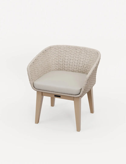 Roma 2 Seater Round Sunray Bistro Set with Eden Dusk Chair