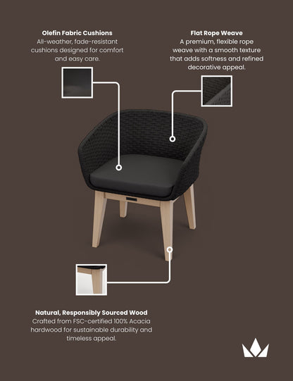 Eden Night Chair - Set of 2