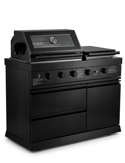 Luxe Outdoor Kitchen 5 Burner with Sink and Fridge