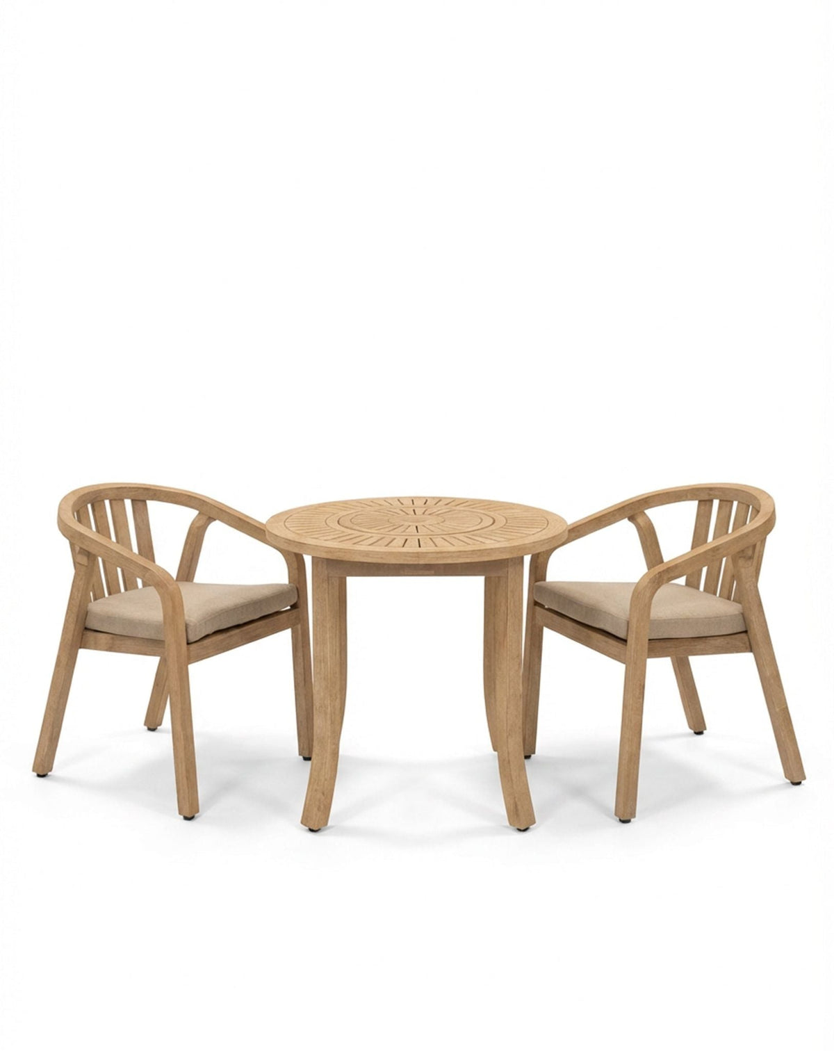 MARIS 2-Seater Round Bistro Dining Set