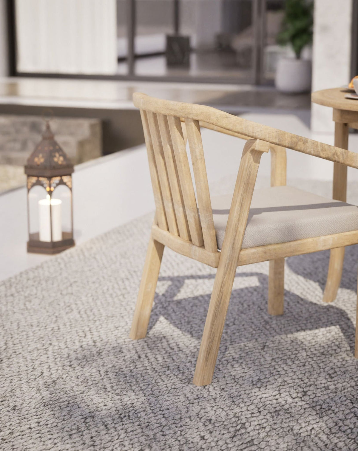 MARIS 2-Seater Round Bistro Dining Set