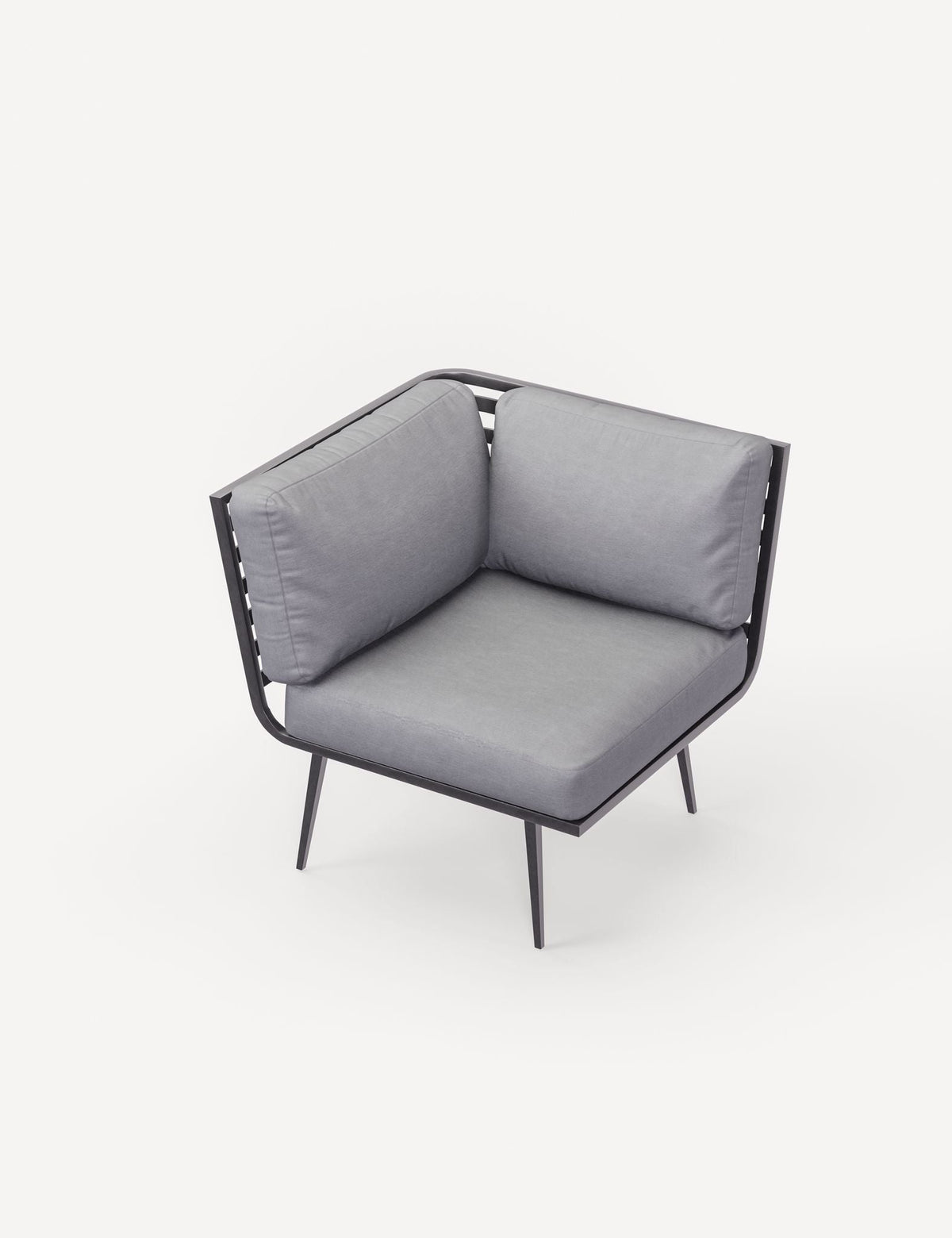 Mayfair Corner Lounging Set with Fire Pit Table and 2 Benches
