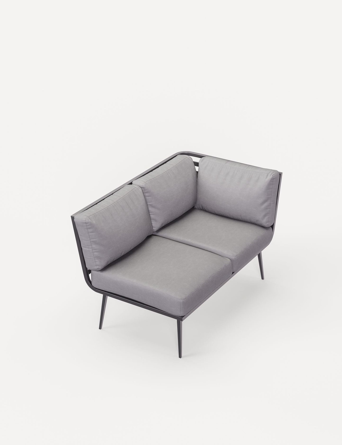 Mayfair Corner Lounging Set with Fire Pit Table and 2 Benches