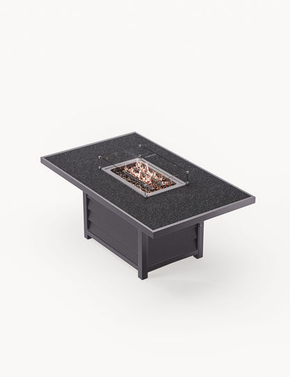 Mayfair Corner Lounging Set with Fire Pit Table and 1 Bench