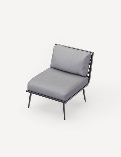 Mayfair Corner Lounging Set with Fire Pit Table and 1 Bench