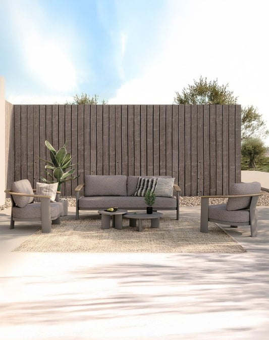 NAIA 5 Seater Lounging Set with Coffee Table