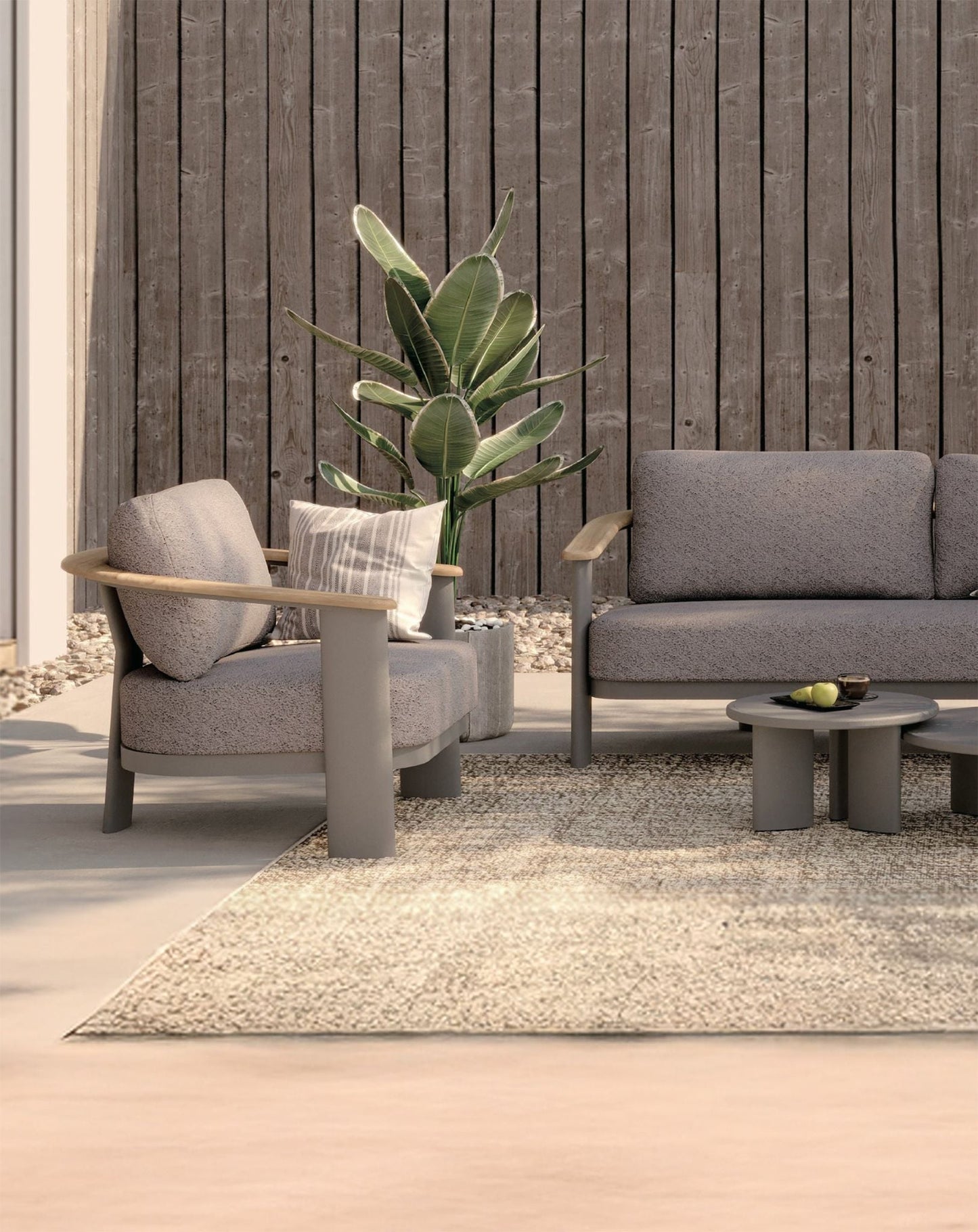 NAIA 5 Seater Lounging Set with Coffee Table