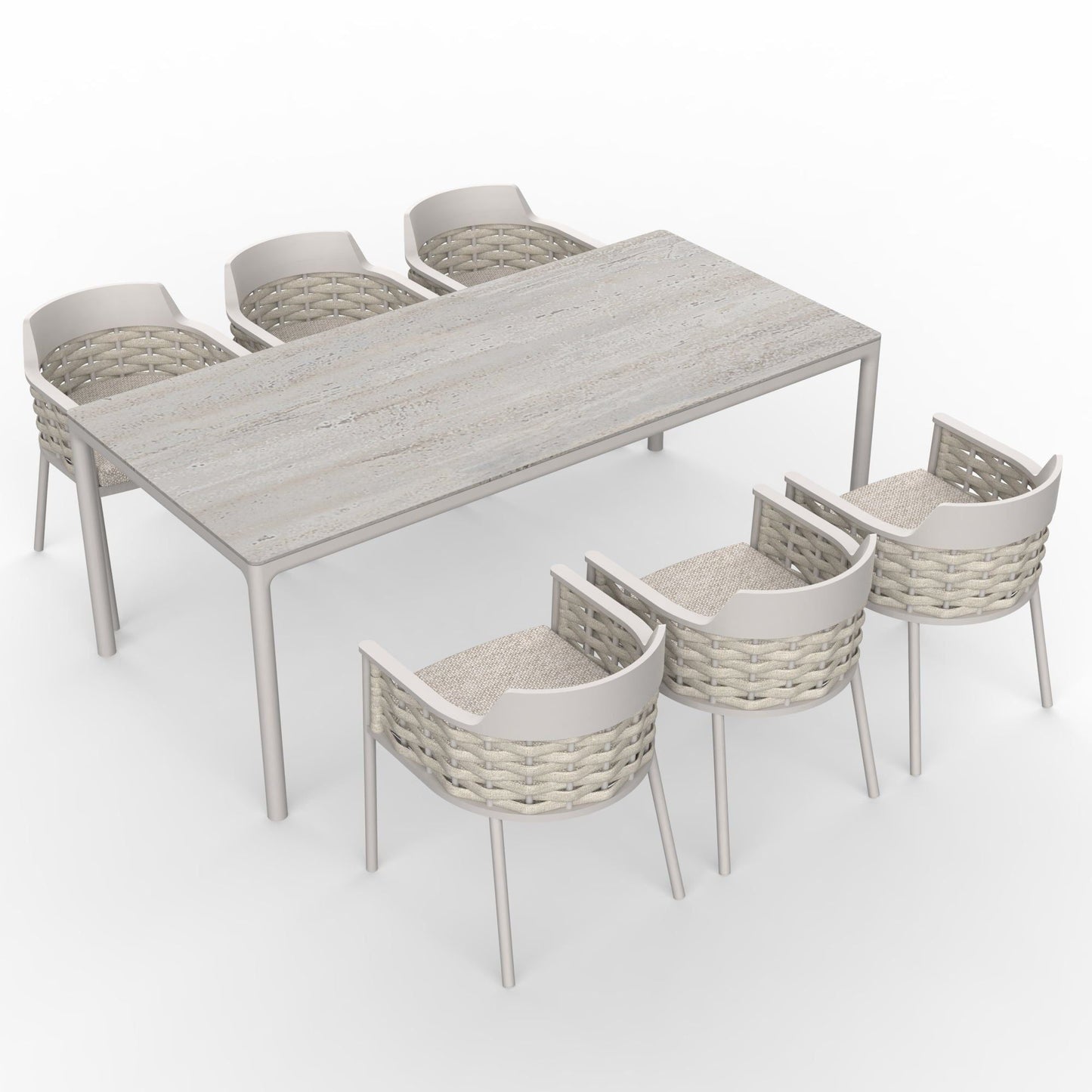 OLMA 6-Seater Dining Table & Chairs