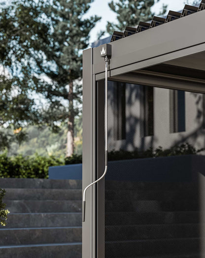 Luxe 3x3m Pergola with Solar Lighting System and Voice Control