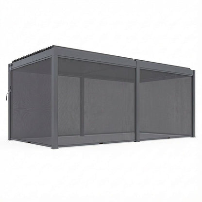 Luxe 6x3m Pergola with Solar Lighting System and Voice Control