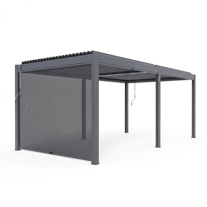 Luxe 6x3m Pergola with Solar Lighting System and Voice Control