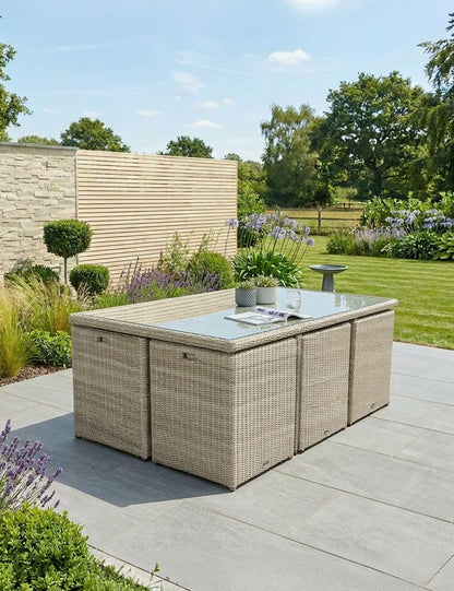 Wentworth 10 Seater Cube Dining Set