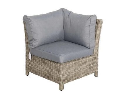 Wentworth 8 Seater Deluxe Modular Corner Dining & Lounging Set with Square Fire Pit Table
