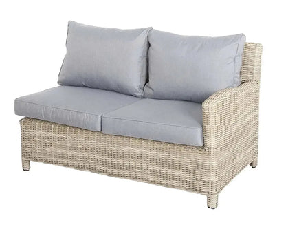 Wentworth 8 Seater Deluxe Modular Corner Dining & Lounging Set with Square Fire Pit Table