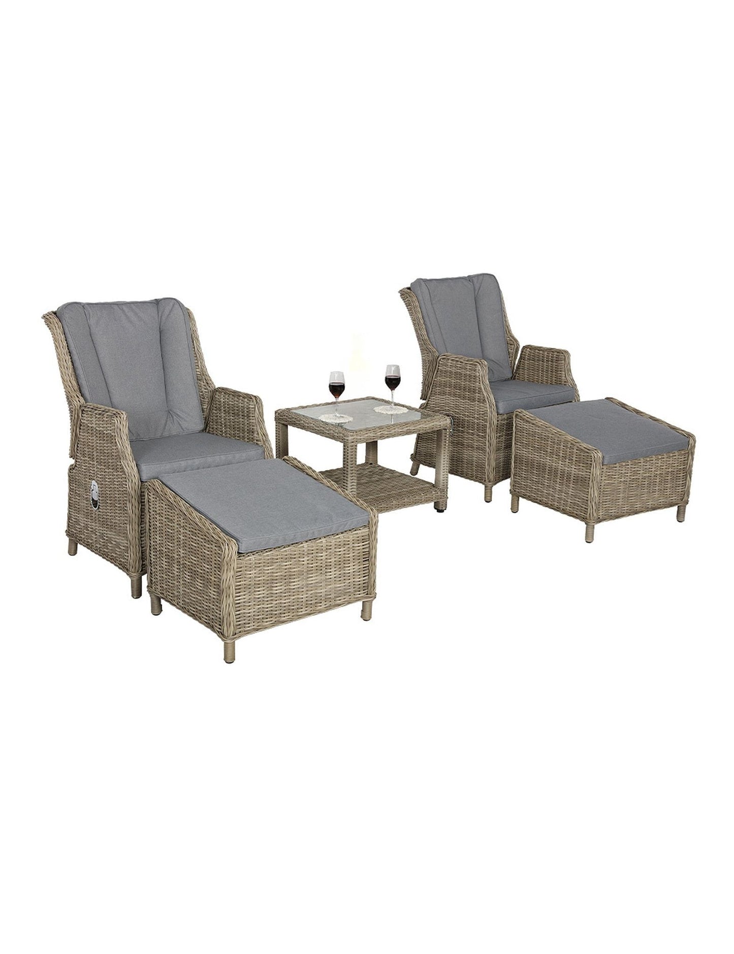 Wentworth 2 Seater Recliner Comfort Set