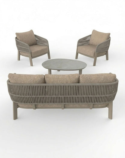 ZURO 5-Seater Lounging Set with Coffee Table